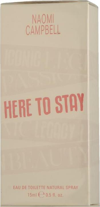 Actual product image Naomi Campbell Here To Stay (Eau de toilette, 15 ml)