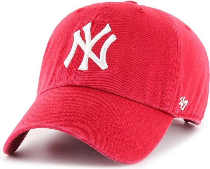 47 Brand Strapback Kinder Cap CLEAN UP New York Yankees rot (53, 55, 56)