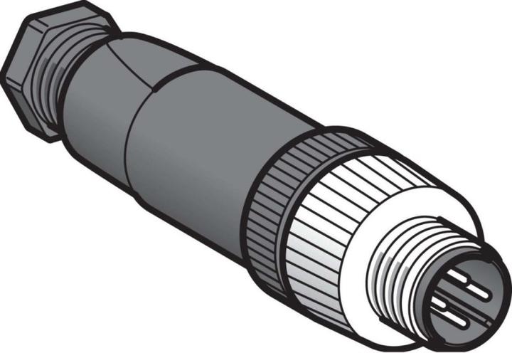 Produktbild TE Sensors Anschlussstecker M12 4-polig gerade