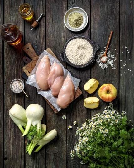 Produktbild Lila Loves It Bio Huhn mit Reis und Fenchel