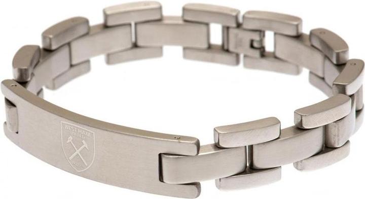Actual product image West Ham United FC Engraved Bracelet (22 cm, 100% synthetic material)