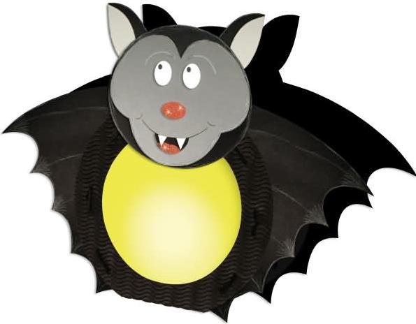 Produktbild Ursus Laternen-Bastelset rund /"Fledermaus/"