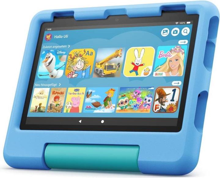 Produktbild Amazon Fire HD 8 Kids (2022) inkl. Hülle (8", 32 GB, Blau)