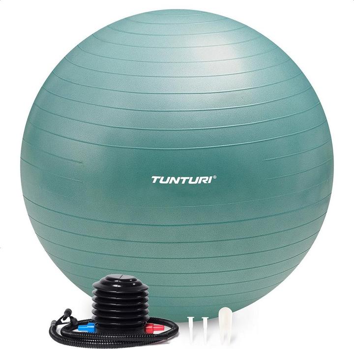Tunturi Gym Ball - Fitnessball reissfest ABS 55 cm Mintgrün