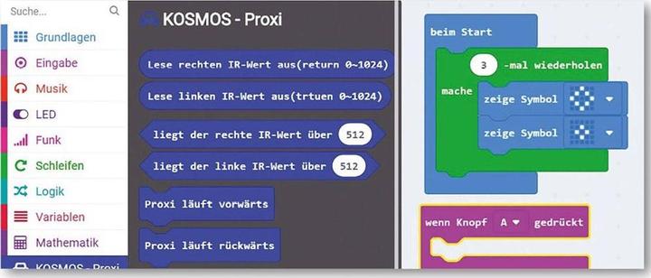 Actual product image Kosmos Proxi Programming Robot