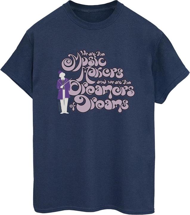 Willy Wonka & the Chocolate Factory Dreamers Text TShirt (XXL)