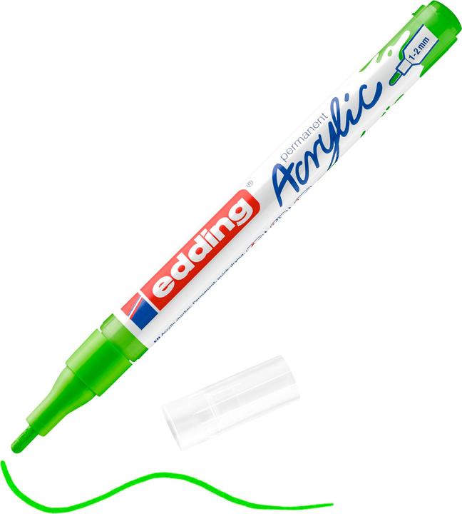 Actual product image Edding Acrylic marker 5300 Fine (Yellow green, 2 mm, 1 x)