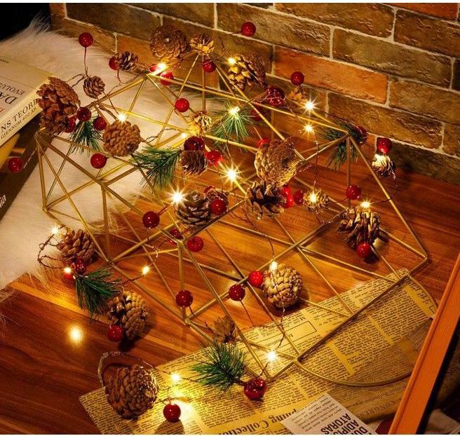 Produktbild MU Style LED Weihnachtslichterkette Tannenzapfen (2m) (2 m)