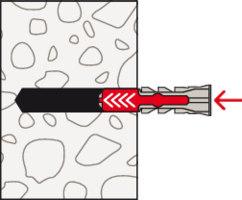 Actual product image Fischer Nylon dowel (2 pcs.)