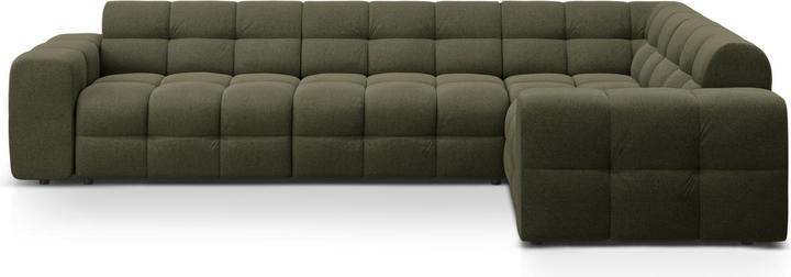 Actual product image Micadoni Velvet Right Corner Sofa, "Kendal", 6 Seats, 332x231x79Made in Europe (Corner sofa)