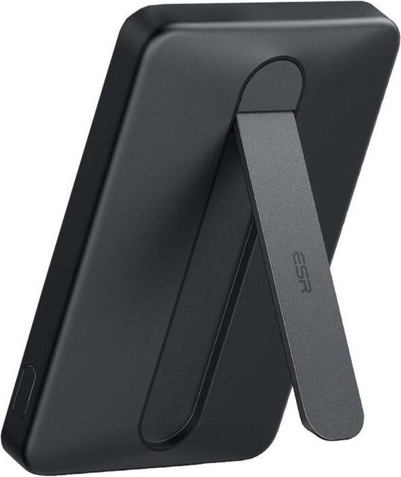 Immagine prodotto ESR Qi2 MagSlim 5000 mAh magnetic powerbank with stand (black) (5000 mAh, 15 W)