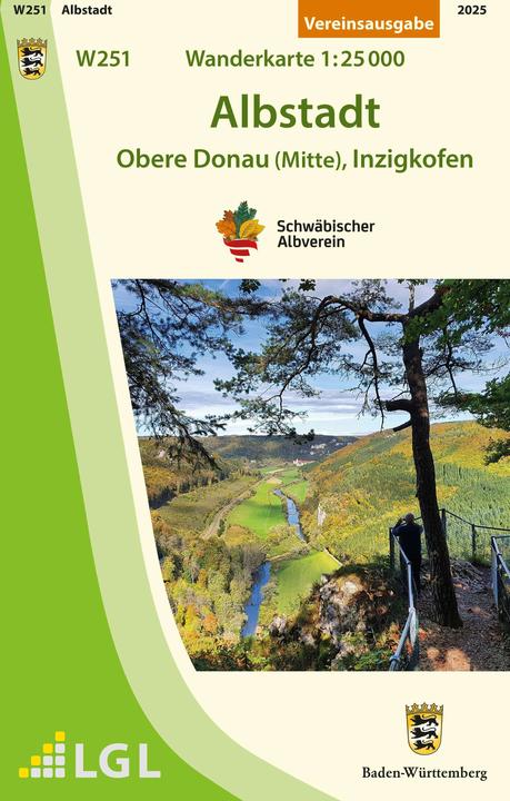 Actual product image W251 Albstadt - Upper Danube (centre), Inzigkofen
