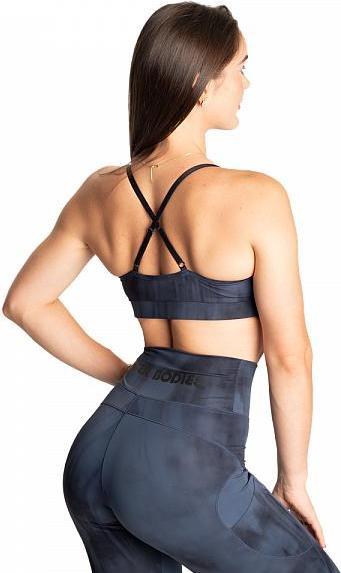 Actual product image Better Bodies High Line Shorts Top - Sky Blue Grunge (XS)