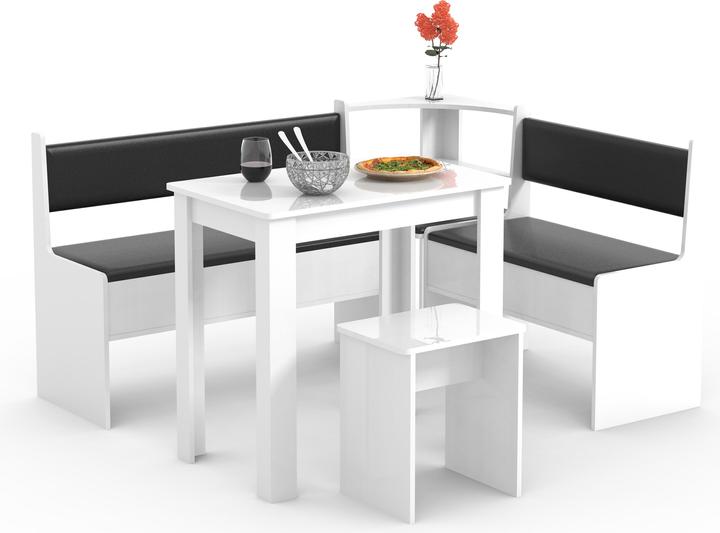 Image du produit VCM Groupe de bancs d'angle Groupe de sièges Esal Mini (153 x 123 x 80 cm)