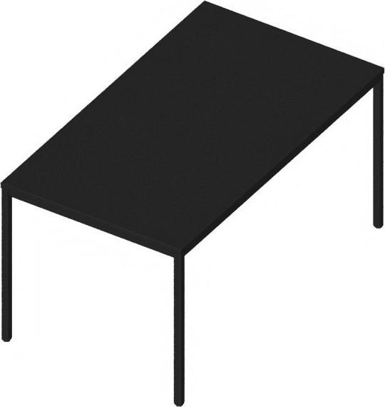 Produktbild Palmberg Tisch INTROTEC 4-Fuss schwarz B: 1400 (140 x 80 x 72 cm)