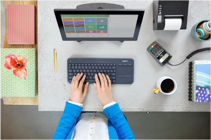 Actual product image Logitech K400 Plus (Eng. Int., Wireless)