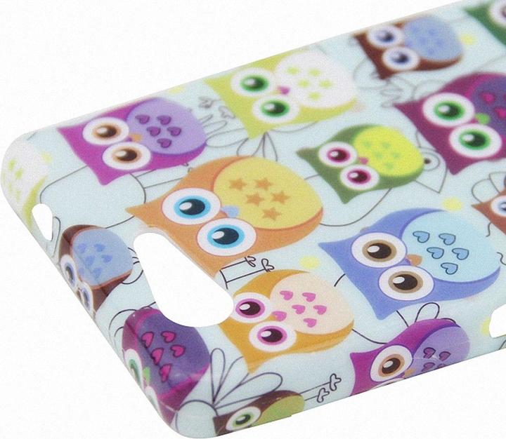 Produktbild König Design Schutzhülle Handytasche Etuis TPU für Handy Sony Xperia Z3 Compact Bunte Eulen Versammlung (Sony Xperia Z3 Compact)