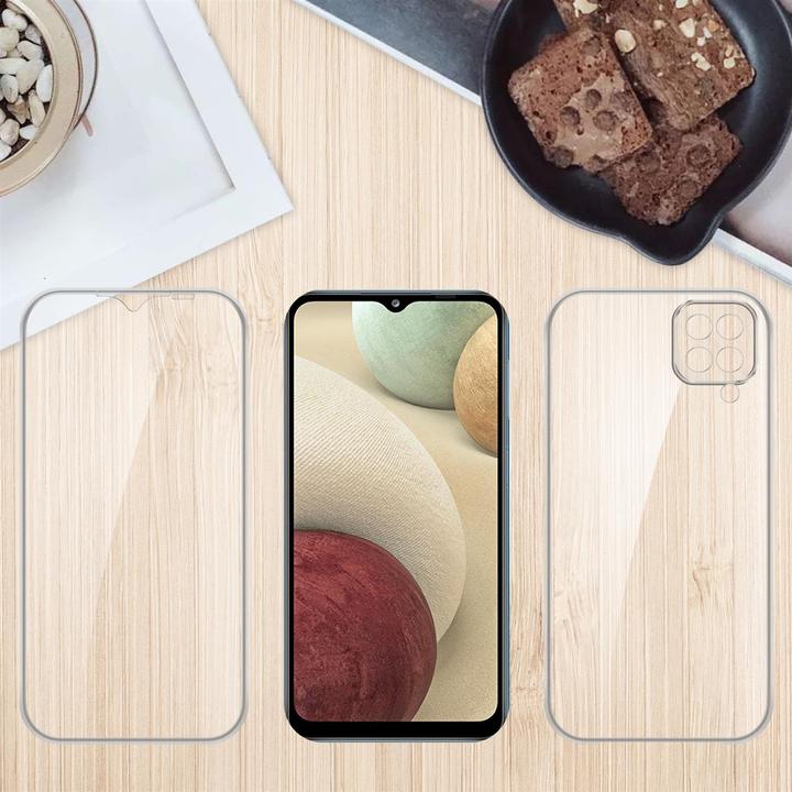 Produktbild Cadorabo TPU 360 Grad Case Cover (Samsung Galaxy A12, Samsung Galaxy M12)