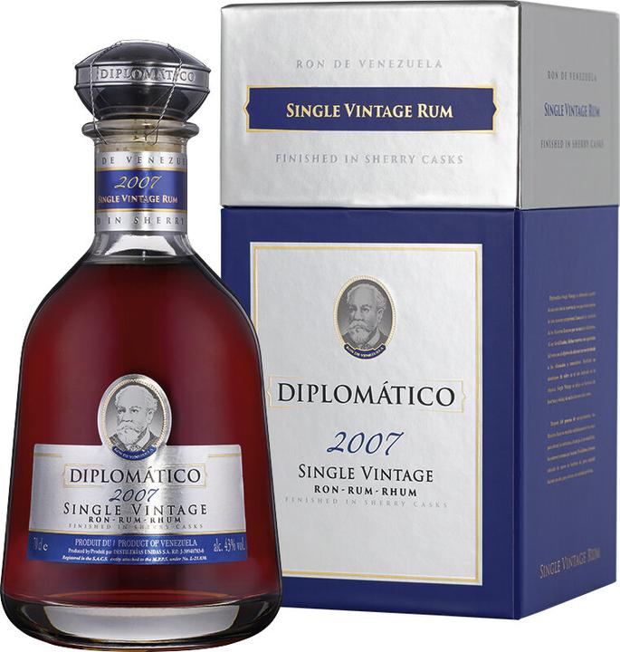 Image du produit Diplomático Diplomatico Single Vintage 2007 + GB 43% Vol. 0,7l (6 x 70 cl)