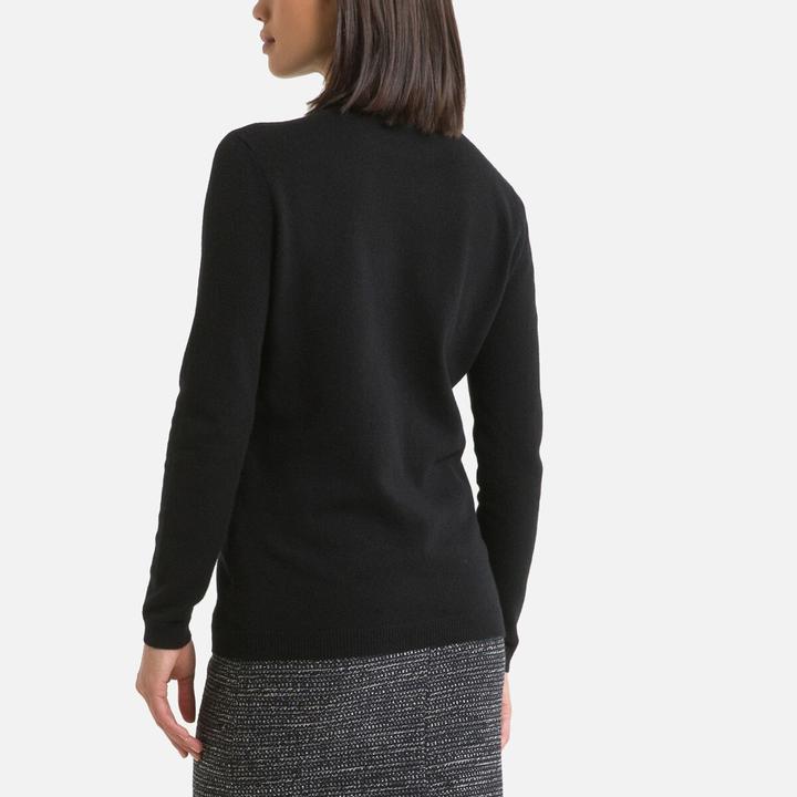 Actual product image Anne Weyburn Stand-up collar jumper (50)
