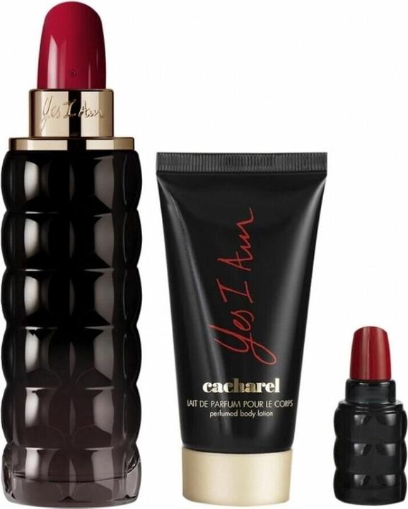 Actual product image Cacharel Yes I am 75ml EdP + 50ml bodylotion + 5ml EdP EdP Giftset (Fragrance set)