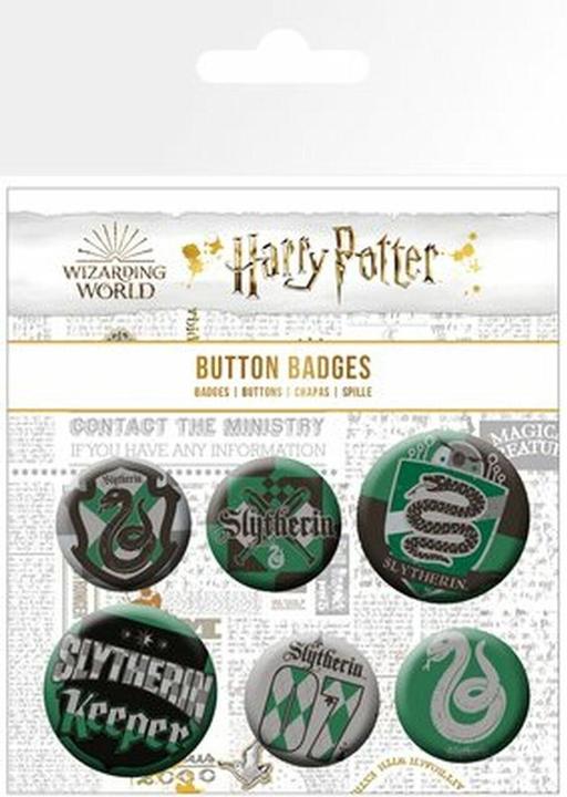 Actual product image Slytherin badge set 6-pack