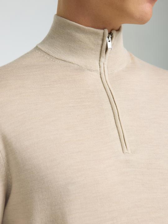 Image du produit Selected Homme Slhtray Ls Knit Merino Half Zip Noos (M)