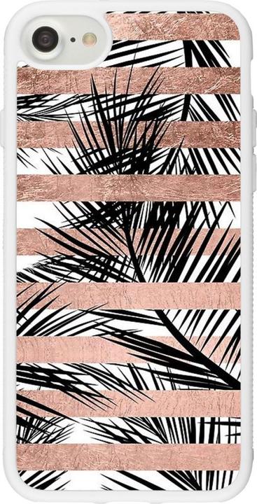 Immagine prodotto PhoneLook Cover in silicone bianco Palme a strisce dorate (Apple iPhone 7)