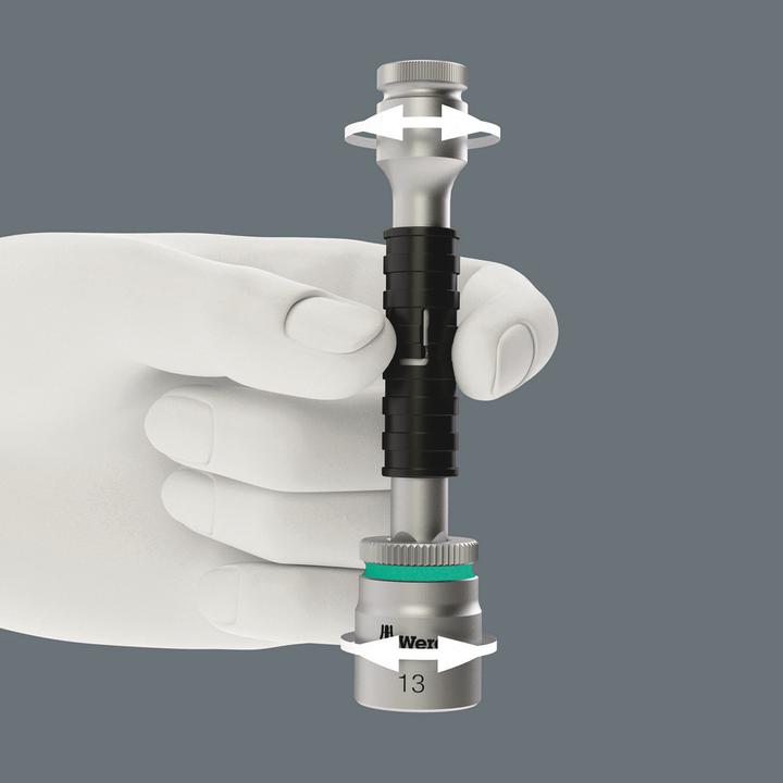 Actual product image Wera 8796 LC Zyklop flexible-lock extension (1/2")