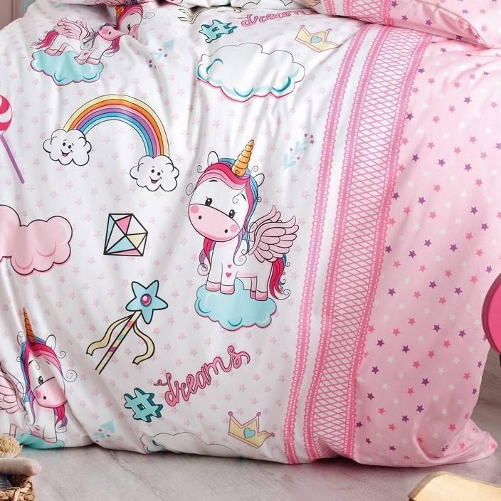 Image du produit Cotton Box Unicorn (100 x 135 cm, 40 x 60 cm, 35 x 45 cm)
