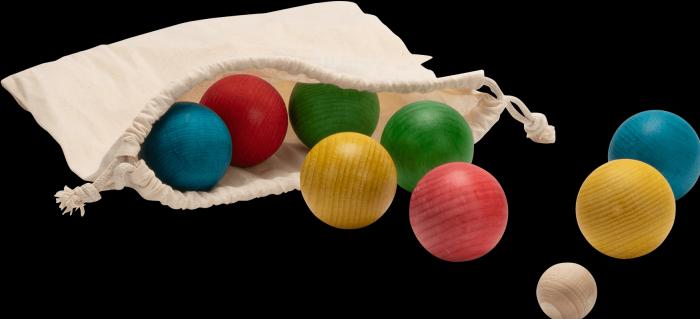 Pedalo Set Boccia (9er-Pack) (8 x, 60 mm)