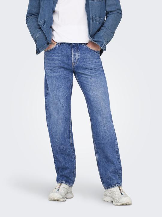 Produktbild Only & Sons Gerade geschnitten Mid Rise Jeans Normal geschnitten jeans (W34/L32)