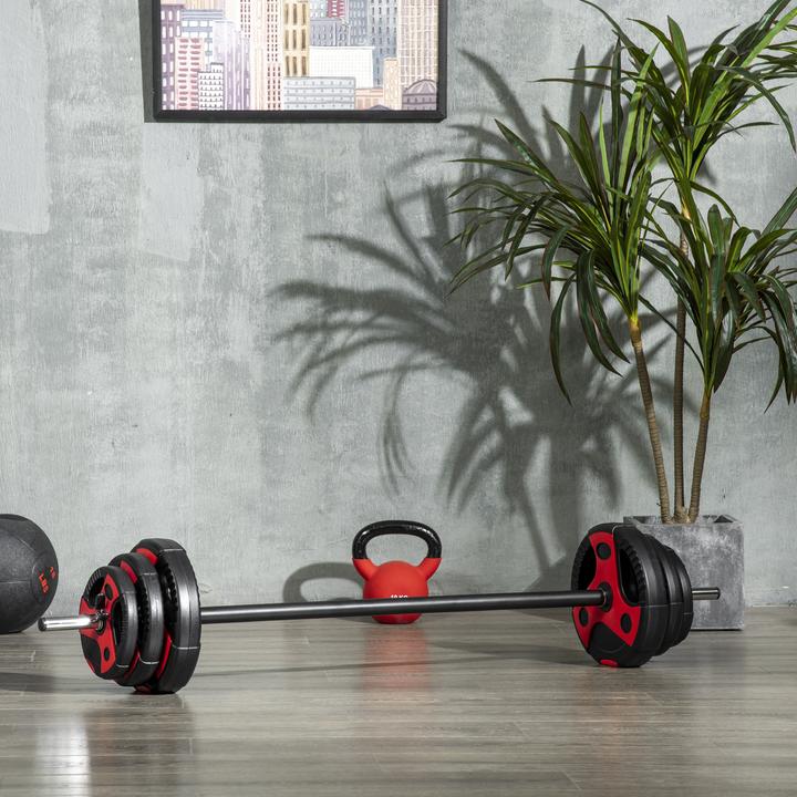 Produktbild SportNow Langhantel Set mit Langhantelstange (2 x 5 kg)
