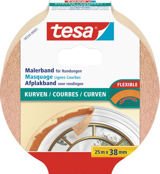 Produktbild tesa Malerband für Kurven, Kurvenband (38 mm)
