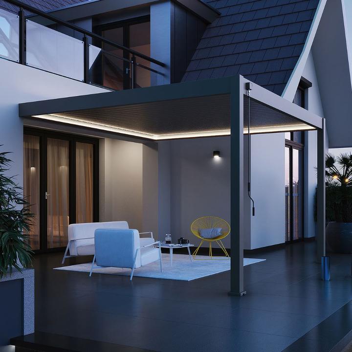 Image du produit Ventaris Éclairage LED périphérique de la pergola Lot de 2 (une longueur et une largeur) (400 cm, 2 cm)