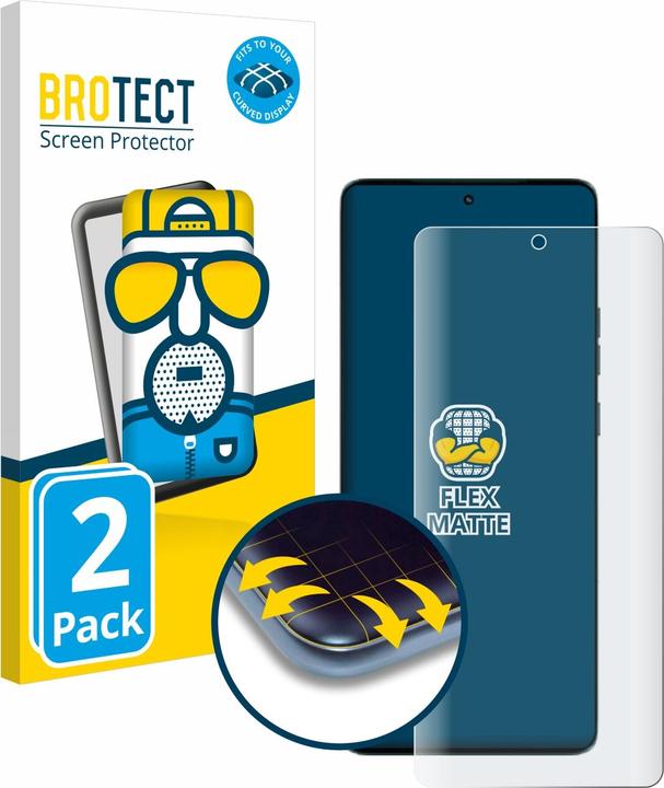 Immagine prodotto BROTECT Full-Screen Pellicola Opaca (2 Pezzo/i, Motorola Edge 50)