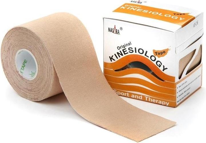 Mikros NASARA Kinesiologie Tape Beige 5cmx5m, 1 St PFL (5 m)