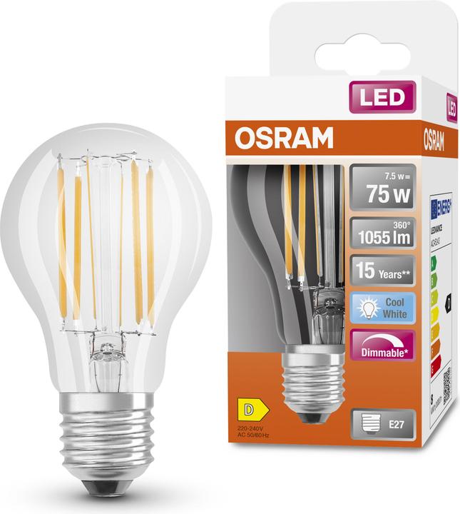 Actual product image Osram Superstar Classic A (E27, 75 W, 1055 lm, 1 x, D)