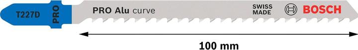 Produktbild Bosch Professional Zubehör PRO Alu curve T227D Stichsägeblatt, 100 mm