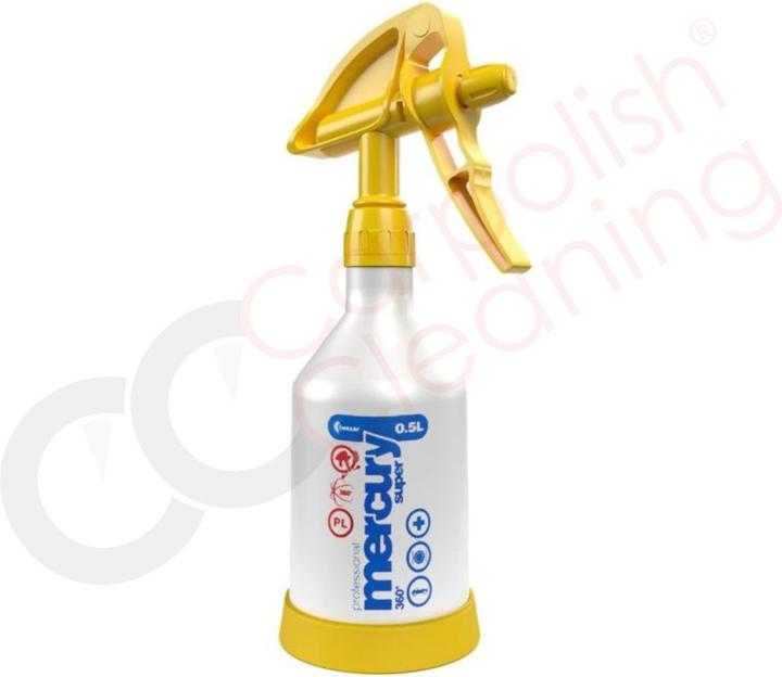 Actual product image Kwazar OPRYSKIWACZ MERKURY SUPER 360 PRO+, POJEMNOŚĆ 0,5L FPM ŻÓŁTY (0.50 l)