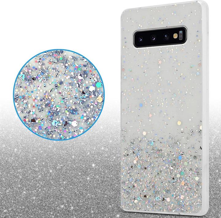 Image du produit Cadorabo Couverture TPU paillettes scintillantes (Samsung Galaxy S10+)