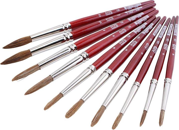 Actual product image Creativ Company Brushes, 10 pieces.