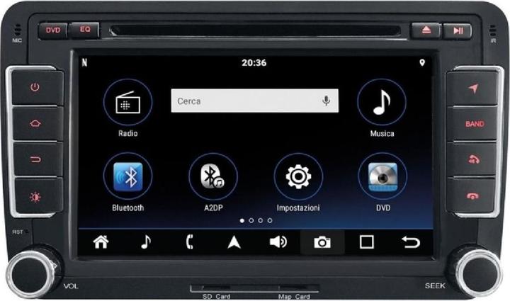 Phonocar Navigation für VW Seat & Skoda 7" | Carplay Wireless | Android Auto | DAB+ (MirrorLink)