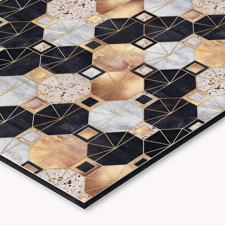 Image du produit Trenddeko Art déco : or et noir (200 x 50 cm)