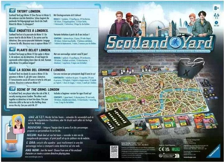 Produktbild Ravensburger Scotland Yard (Deutsch, Französisch, Italienisch, Englisch)