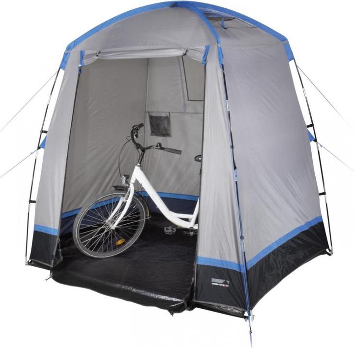 Produktbild High Peak Toilettenzelt Torbole lightgrey-darkgrey-blue (Kuppelzelt, 4.35 kg, 1 Person)