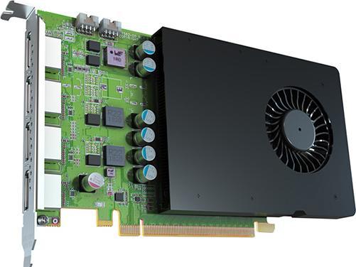 Produktbild Matrox D-Serie VideoWall GPU Card D1480 PCIe x16 Quad DP (4 GB)