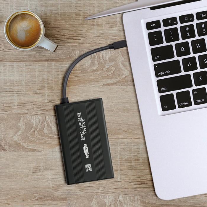 Produktbild Qoltec External Hard Drive Case HDD/SSD 2.5" SATA3 USB 3.0 Juodas (2.5")