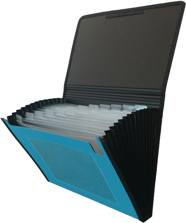 Kolma Fardes à compartiments A4 superstrong 12 onglets bleu (A4, 1 x)