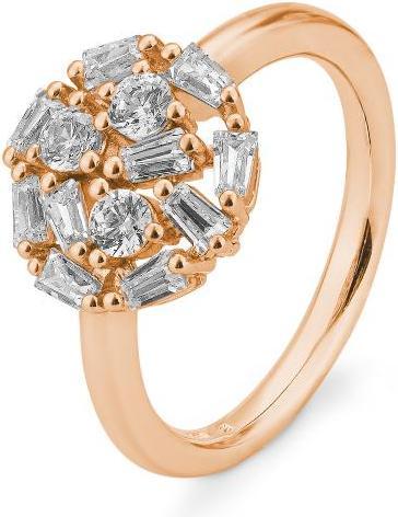 Breuning RING - BRILL. 0,85 Ct. G/if (53, 585/14 K Gold)